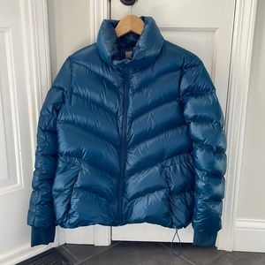 Athleta Lofty Down Jacket Size Small- Blue